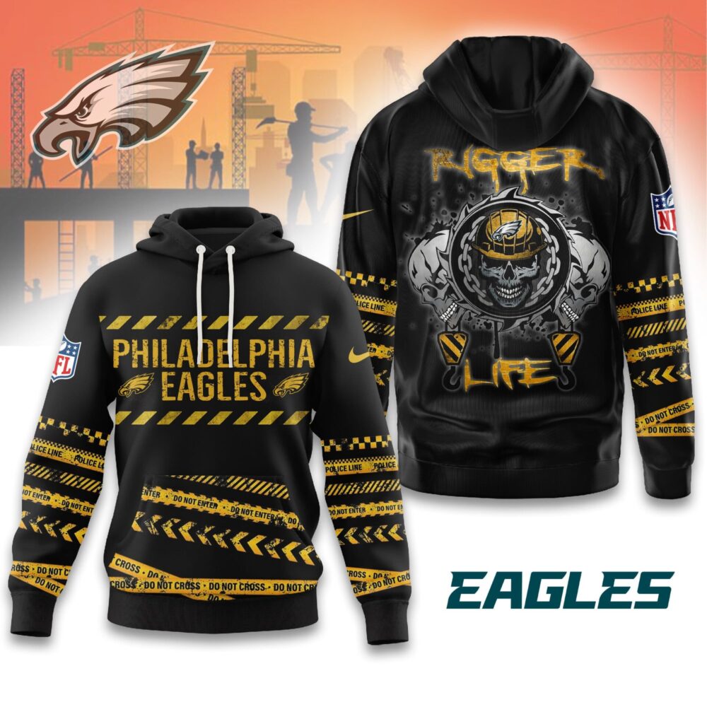 Philadelphia Eagles | Premium NFL Rigger Life Hoodie MM