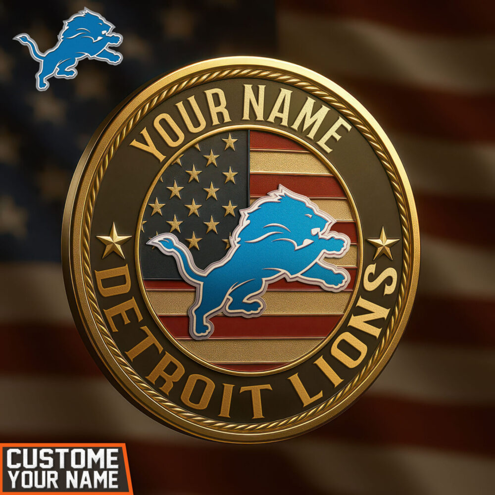 Detroit Lions | Premium NFL American Pride Coin TD