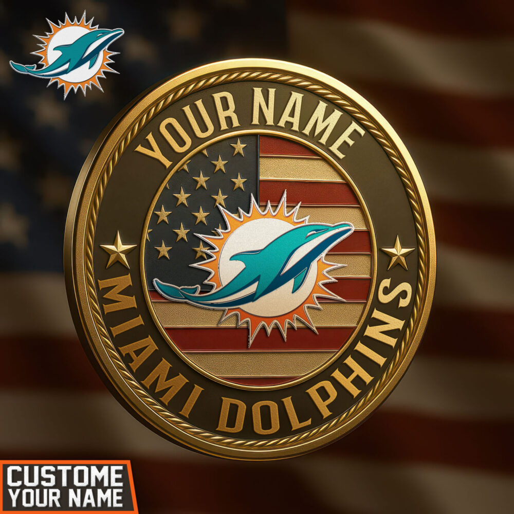 Miami Dolphins | Premium NFL American Pride Coin TD