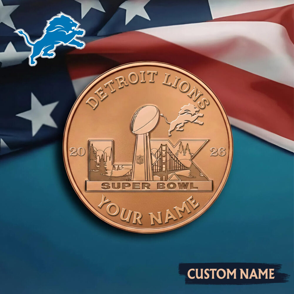 Detroit Lions | Premium NFL Super Bowl Legacy Coin TD