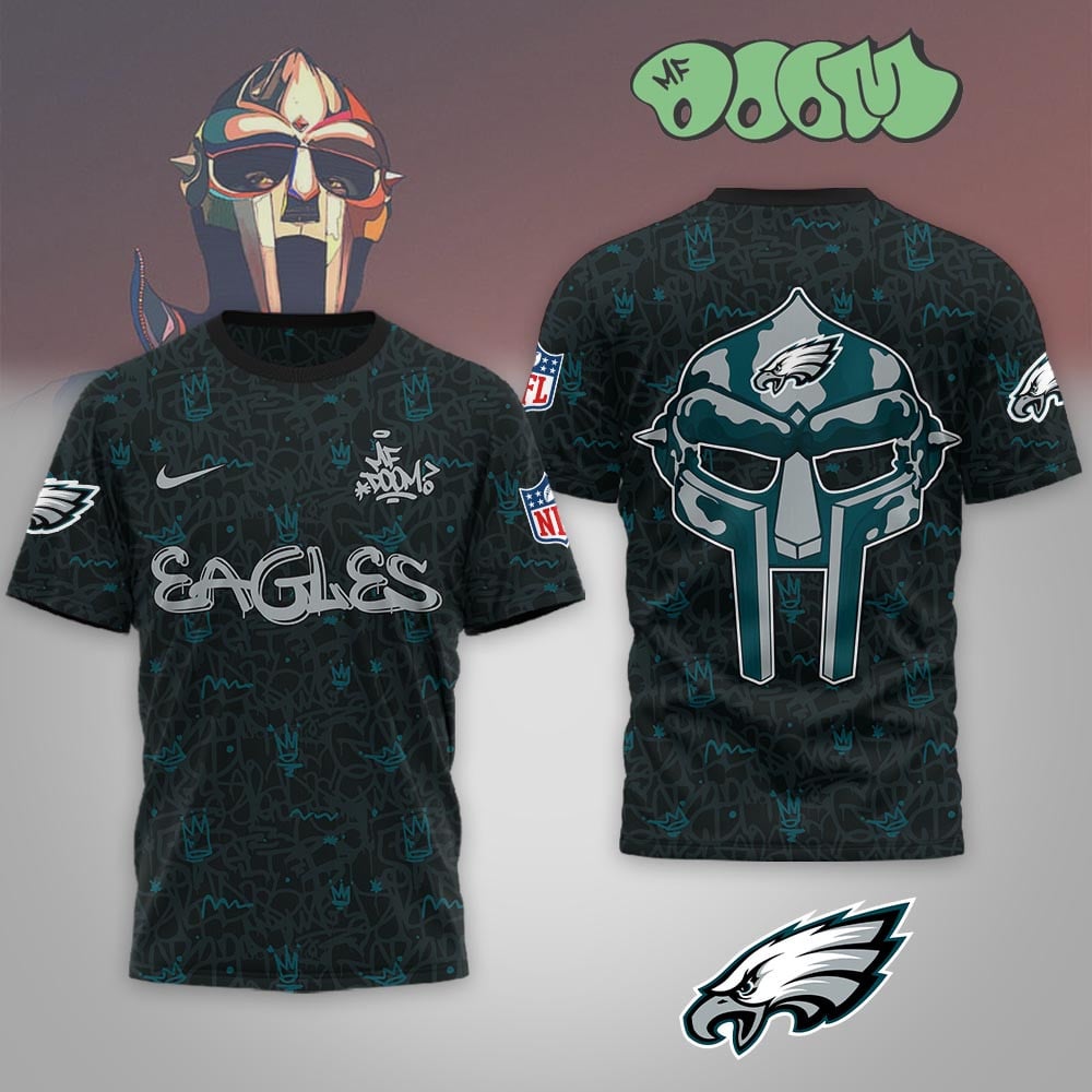 Philadelphia Eagles | Premium NFL x MF DOOM 3D Shirt MM