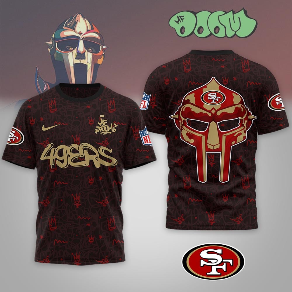 San Francisco 49ers | Premium NFL x MF DOOM 3D Shirt MM