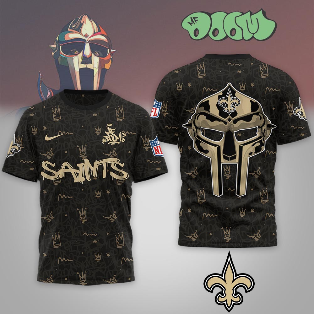 New Orleans Saints | Premium NFL x MF DOOM 3D Shirt MM