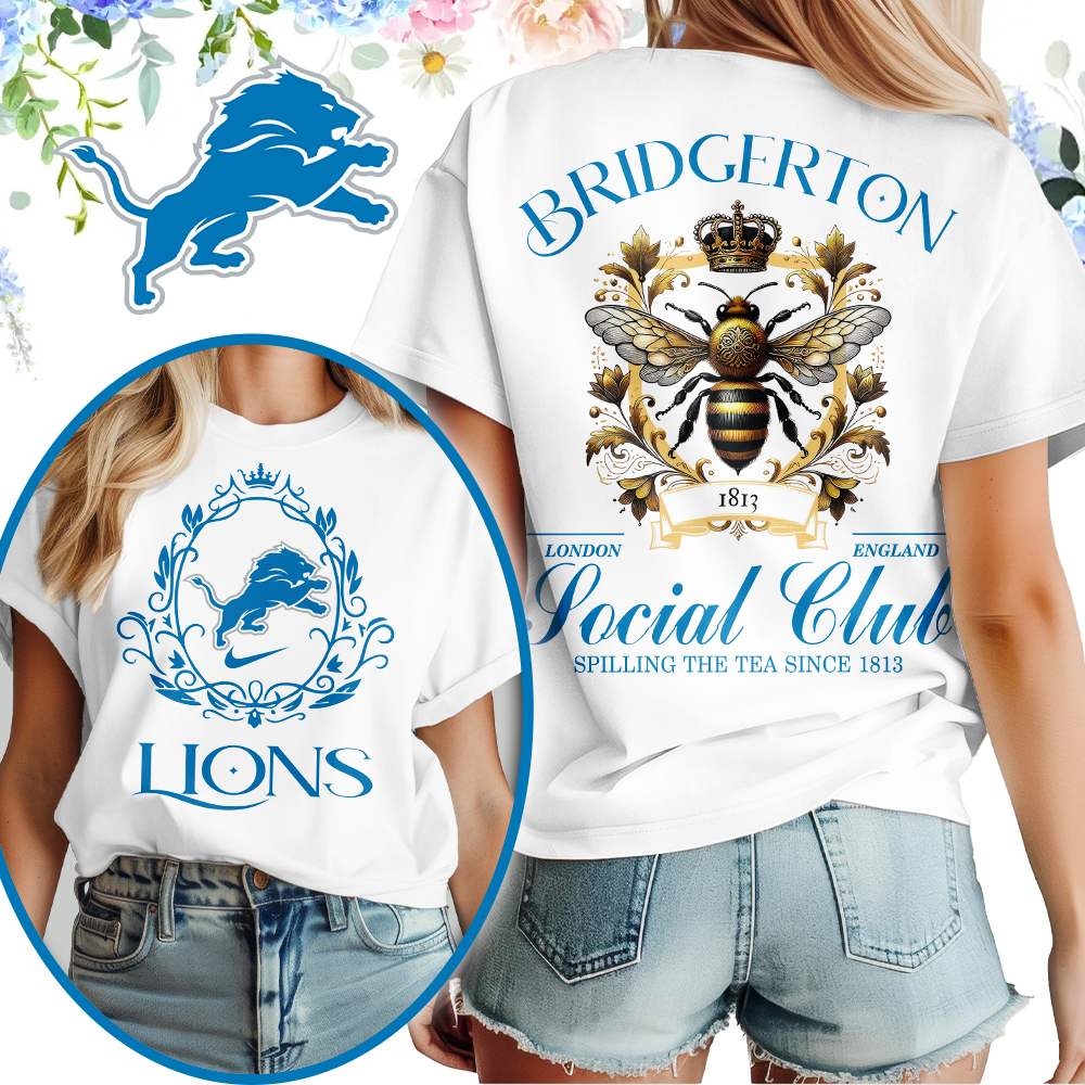 Detroit Lions | Premium NFL Bridgerton Women Shirt TD