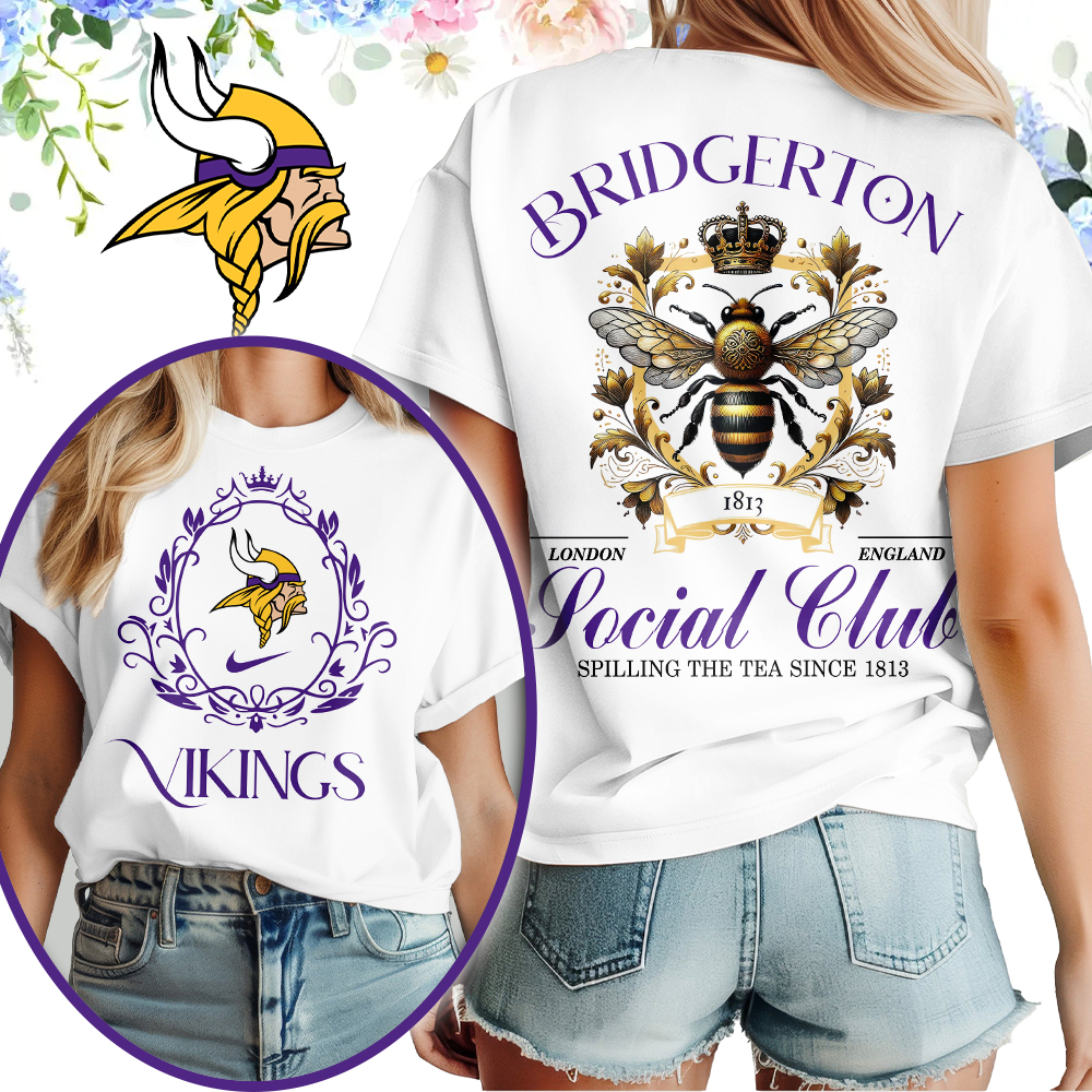 Minnesota Vikings | Premium NFL Bridgerton Women Shirt TD