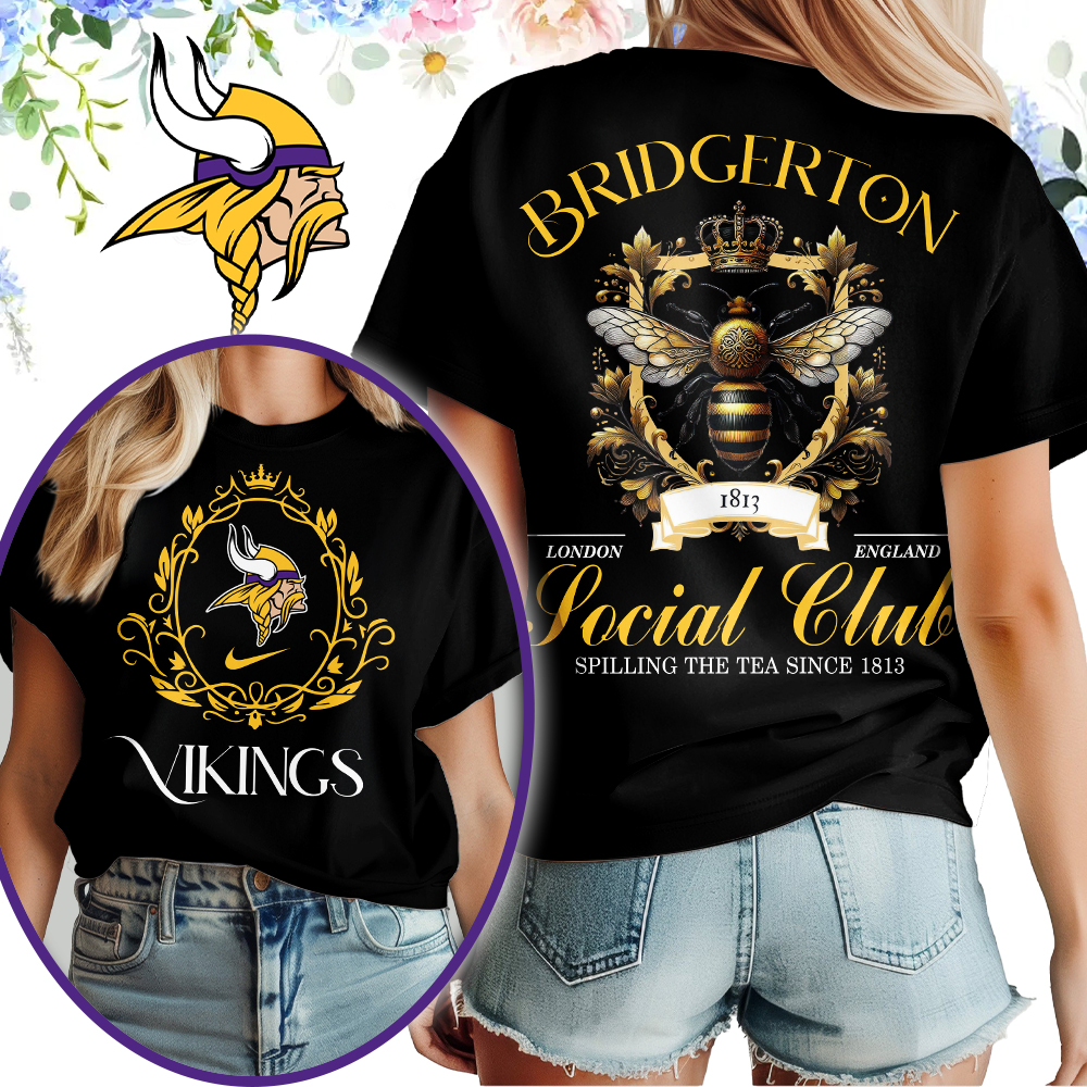 Minnesota Vikings | Premium NFL Bridgerton Women Shirt TD