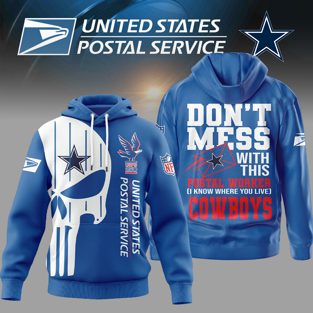 Dallas Cowboys | Premium NFL Postal Worker 3D Hoodie