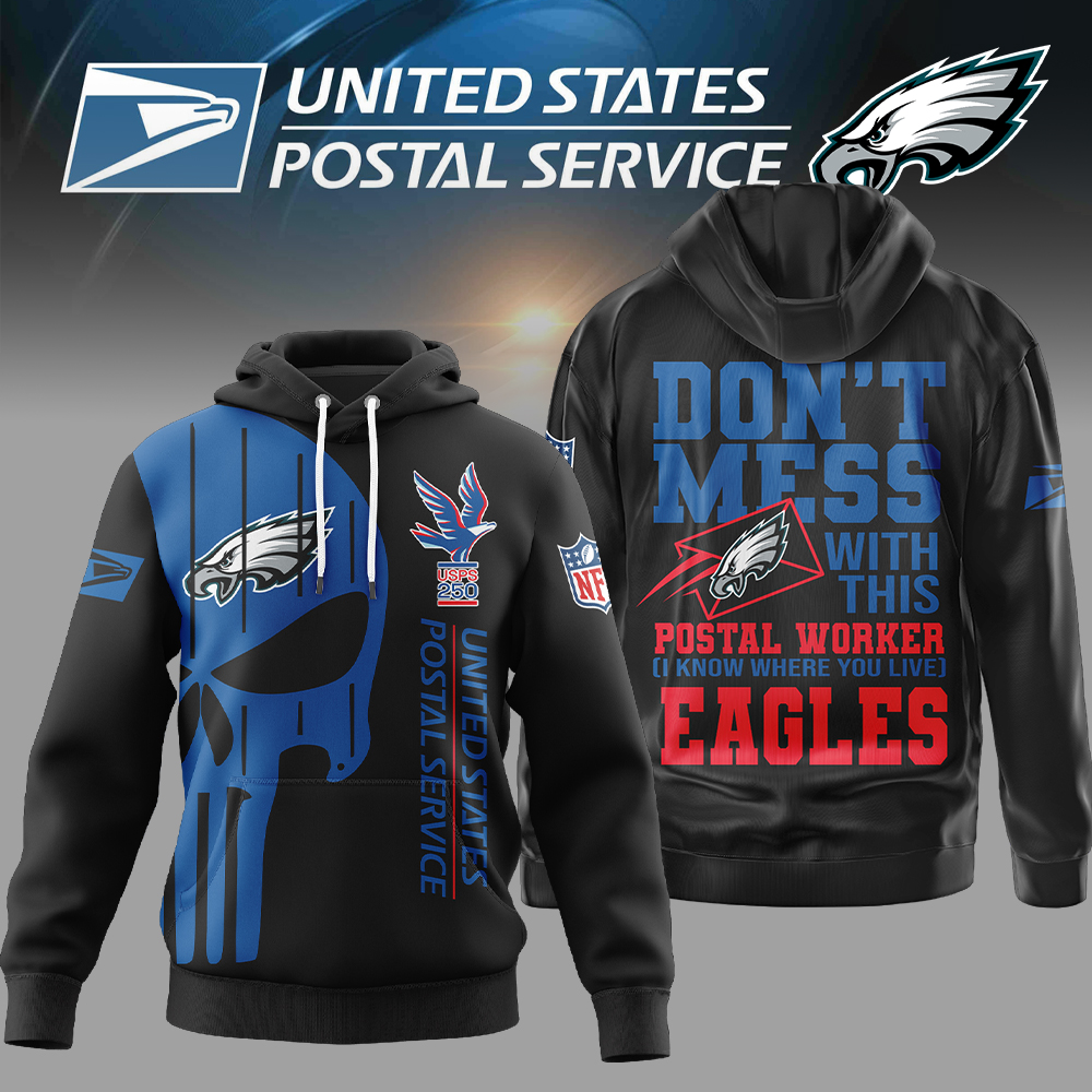 Philadelphia Eagles | Premium NFL Postal Worker 3D Hoodie