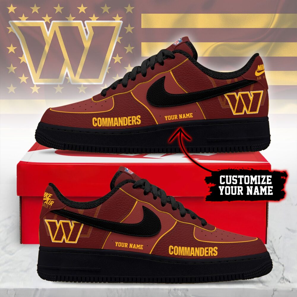 Washington Commanders | Premium NFL Custom AF1 Shoes NY
