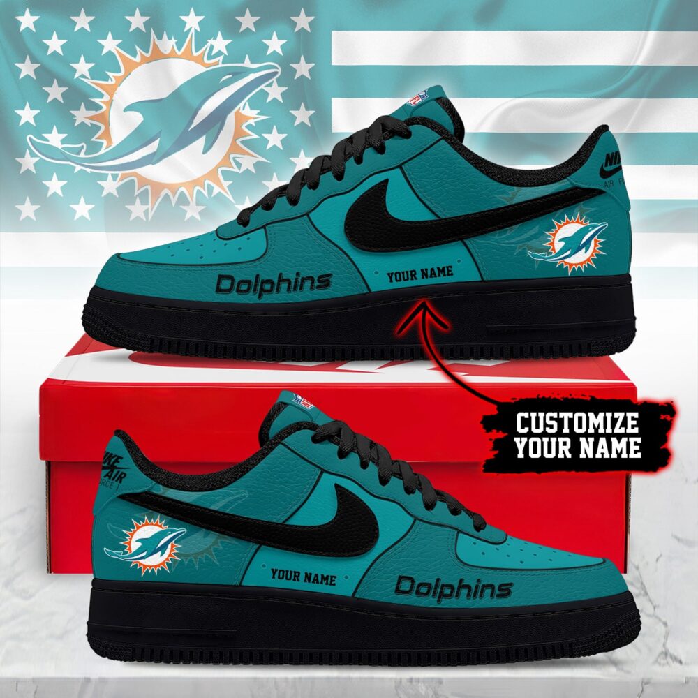 Miami Dolphins | Premium NFL Custom AF1 Shoes NY