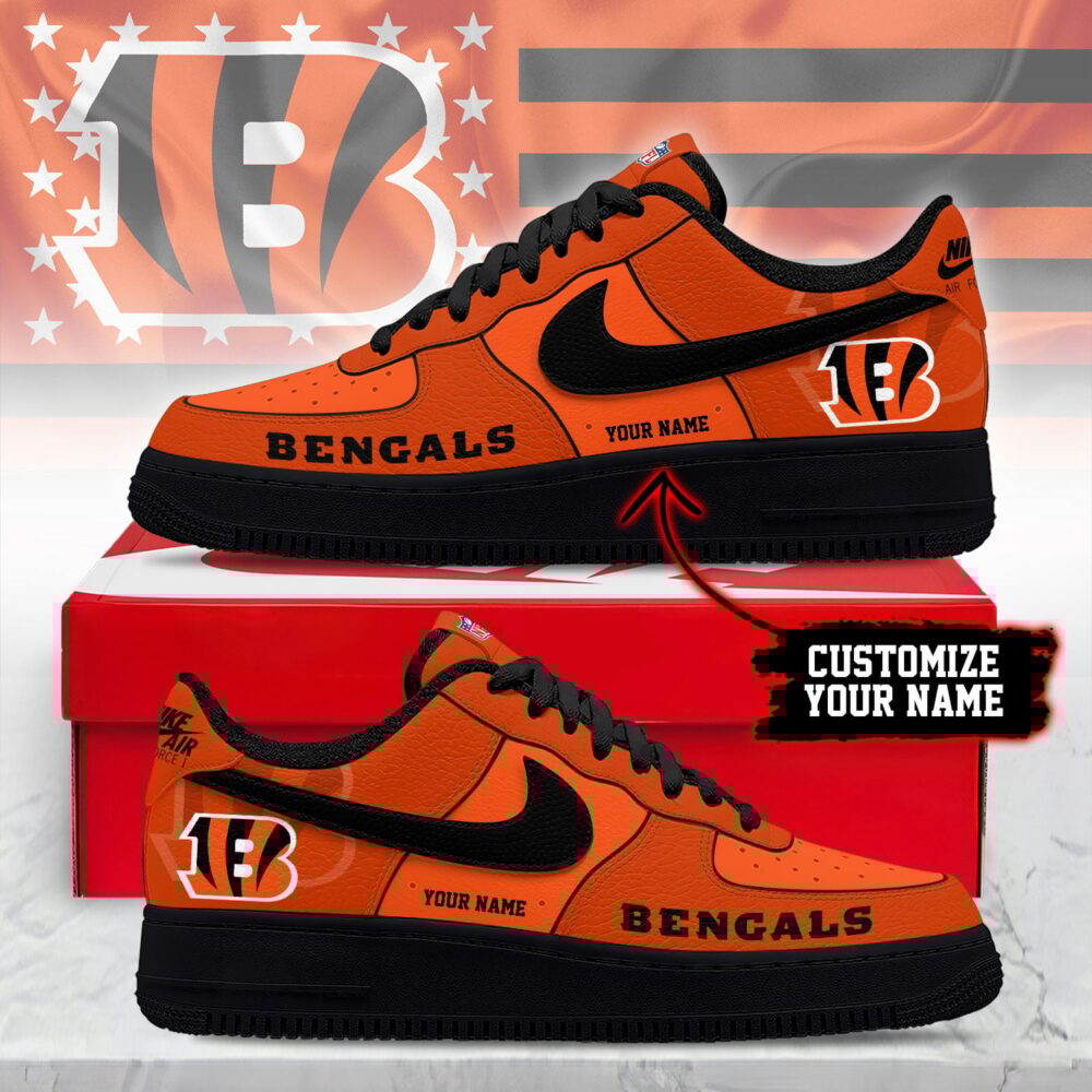 Cincinnati Bengals | Premium NFL Custom AF1 Shoes NY