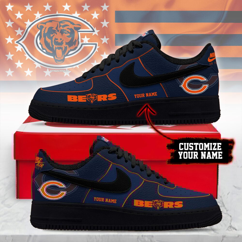Chicago Bears | Premium NFL Custom AF1 Shoes NY