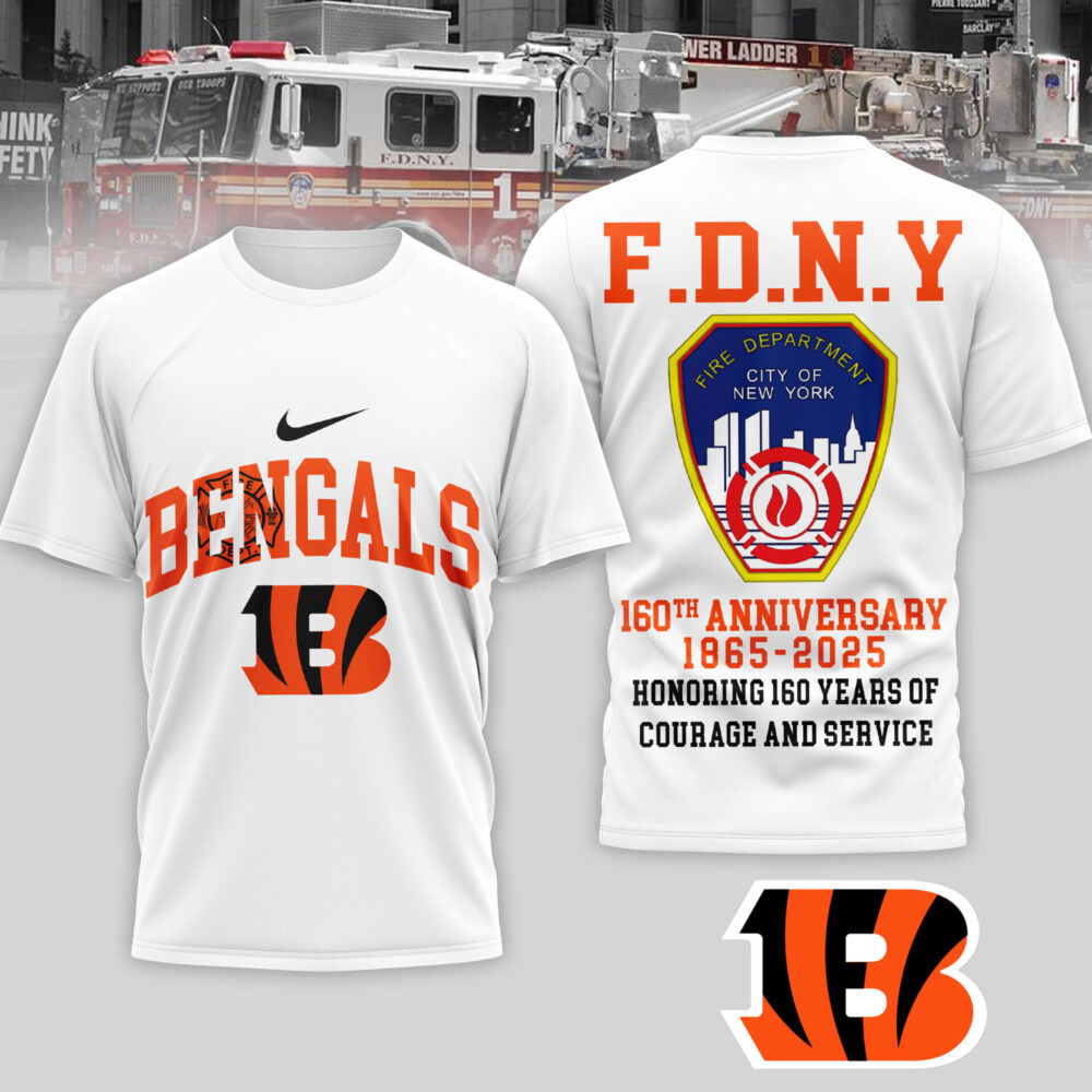 Cincinnati Bengals | Premium NFL F.N.D.Y 160th Anniversary 3D Shirt TD