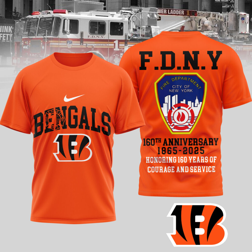 Cincinnati Bengals | Premium NFL F.N.D.Y 160th Anniversary 3D Shirt TD