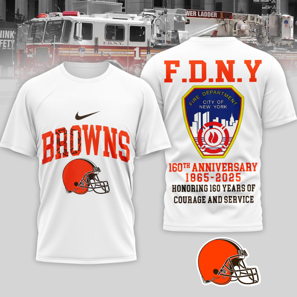 Cleveland Browns | Premium NFL F.N.D.Y 160th Anniversary 3D Shirt TD