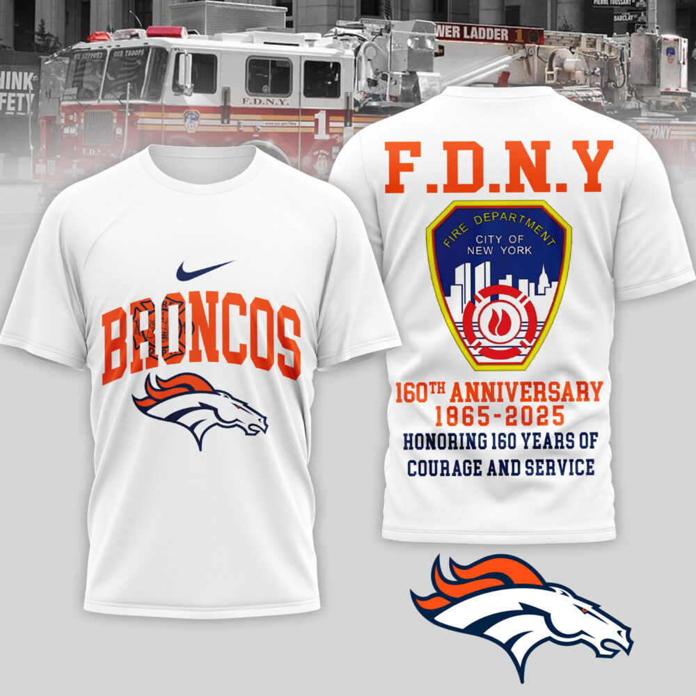 Denver Broncos | Premium NFL F.N.D.Y 160th Anniversary 3D Shirt TD