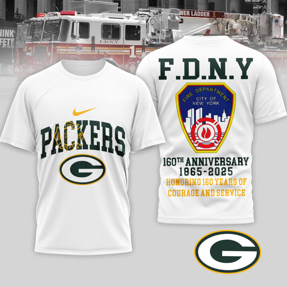 Green Bay Packers | Premium NFL F.N.D.Y 160th Anniversary 3D Shirt TD