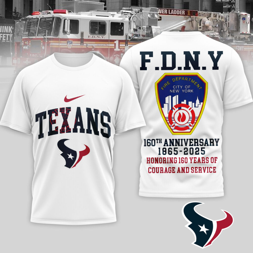 Houston Texans | Premium NFL F.N.D.Y 160th Anniversary 3D Shirt TD