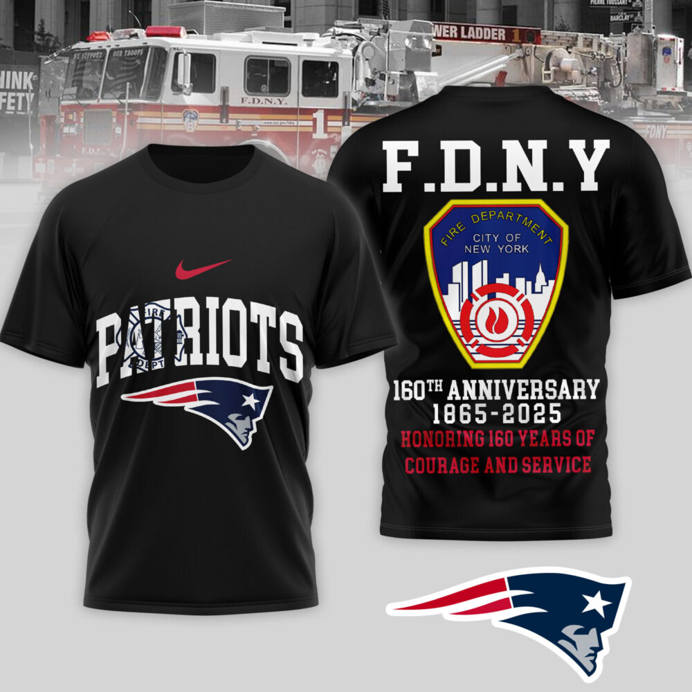 New England Patriots | Premium NFL F.N.D.Y 160th Anniversary 3D Shirt TD