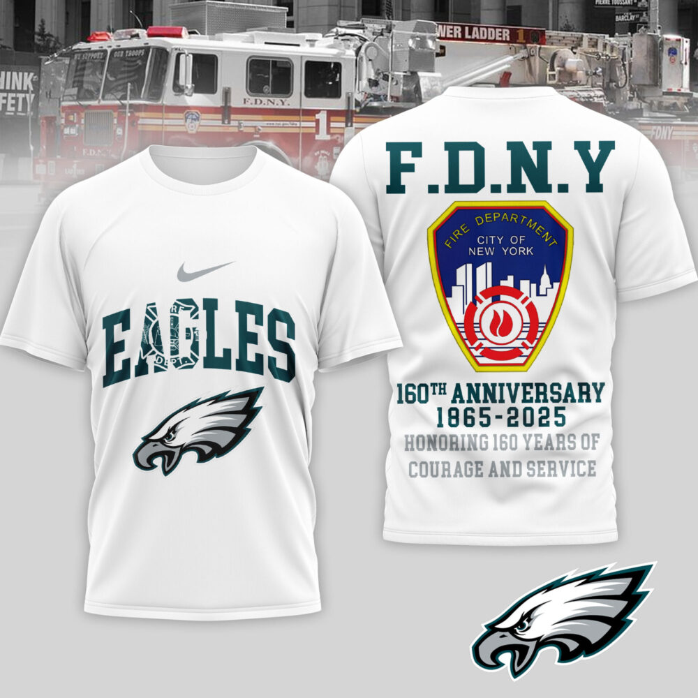 Philadelphia Eagles | Premium NFL F.N.D.Y 160th Anniversary 3D Shirt TD