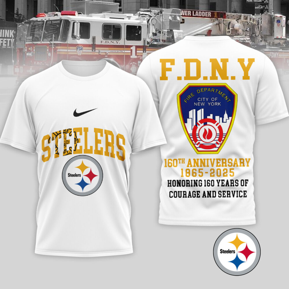 Pittsburgh Steelers | Premium NFL F.N.D.Y 160th Anniversary 3D Shirt TD