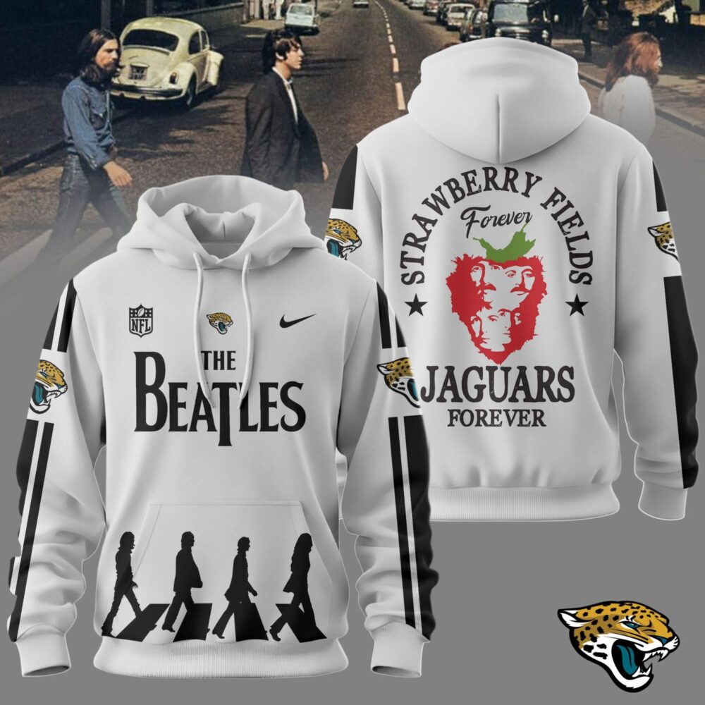 Jacksonville Jaguars | Premium NFL The Beatles Strawberry Field Forever