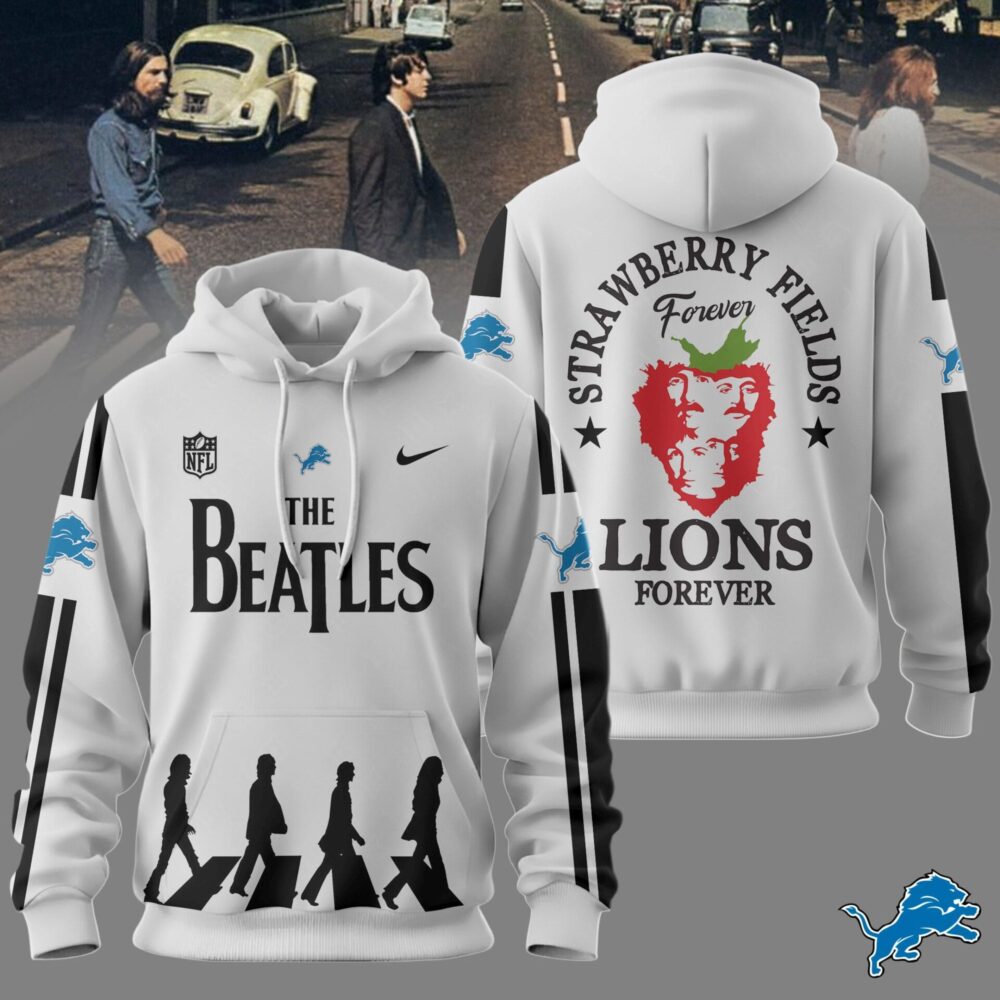 Detroit Lions | Premium NFL The Beatles Strawberry Field Forever