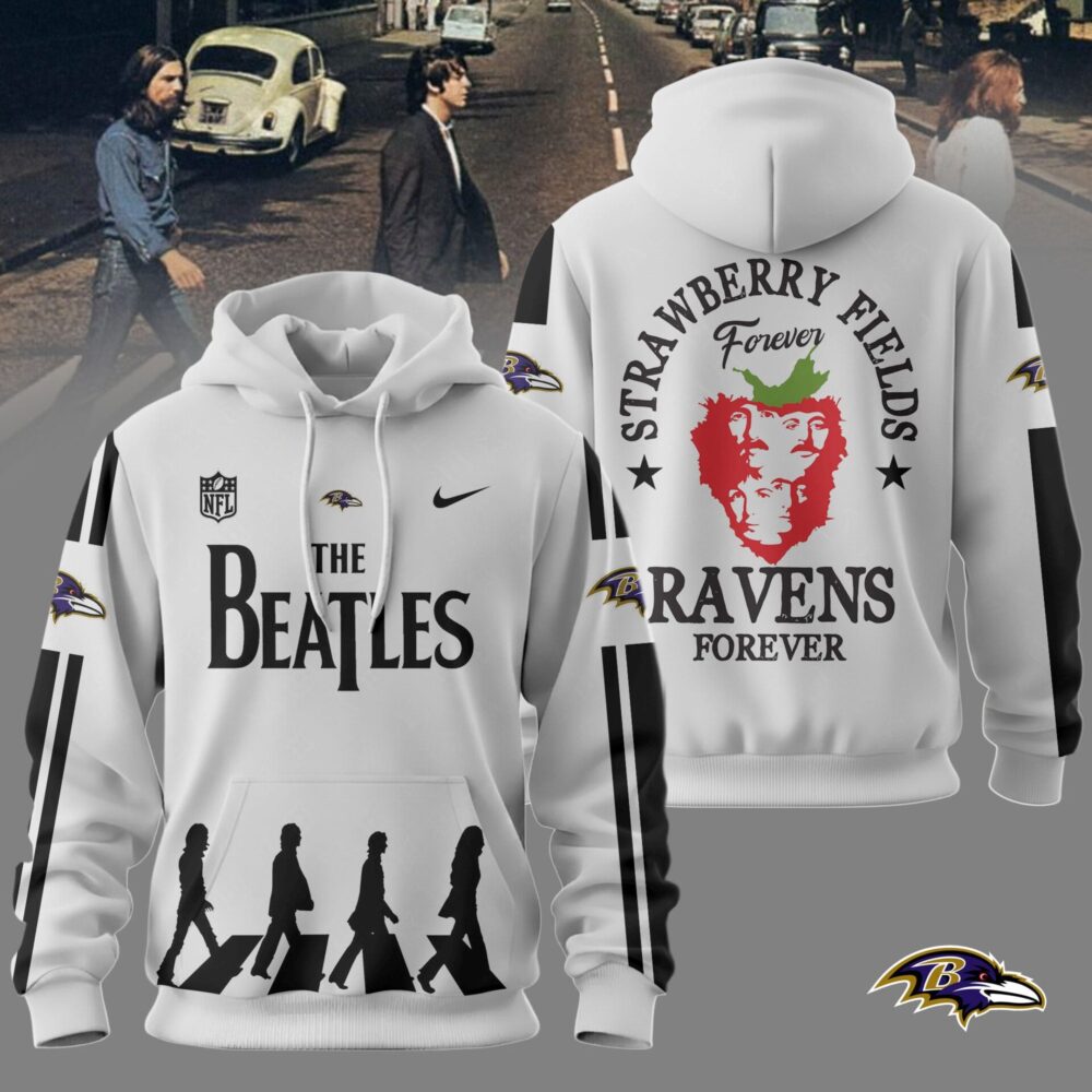 Baltimore Ravens | Premium NFL The Beatles Strawberry Field Forever