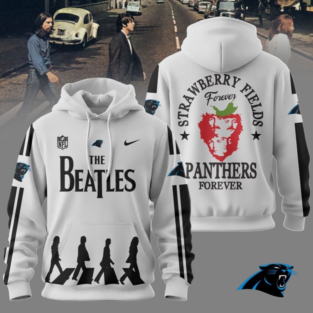 Carolina Panthers | Premium NFL The Beatles Strawberry Field Forever