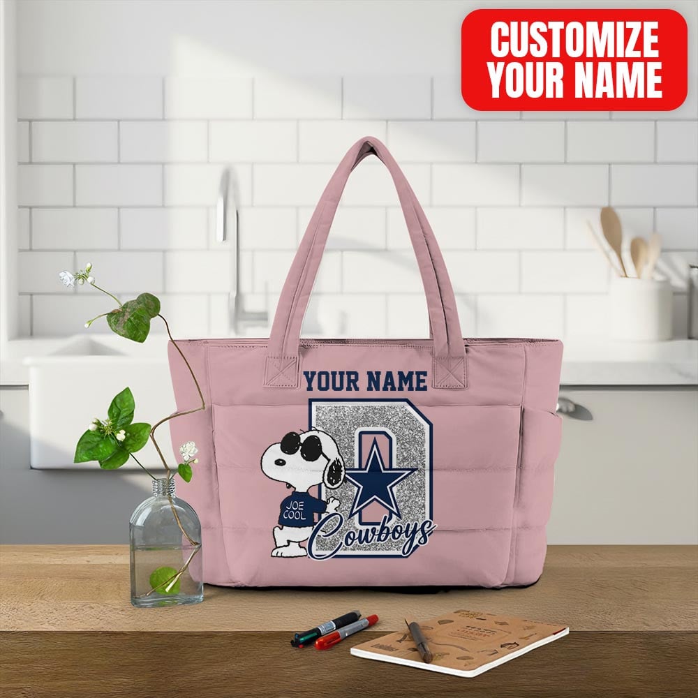 Dallas Cowboys | Premium NFL Snoopy Tote Bag MM