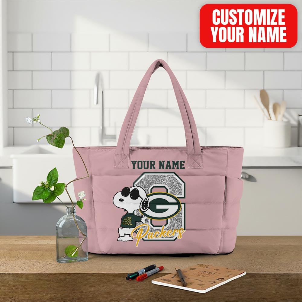 Green Bay Packers | Premium NFL Snoopy Tote Bag MM