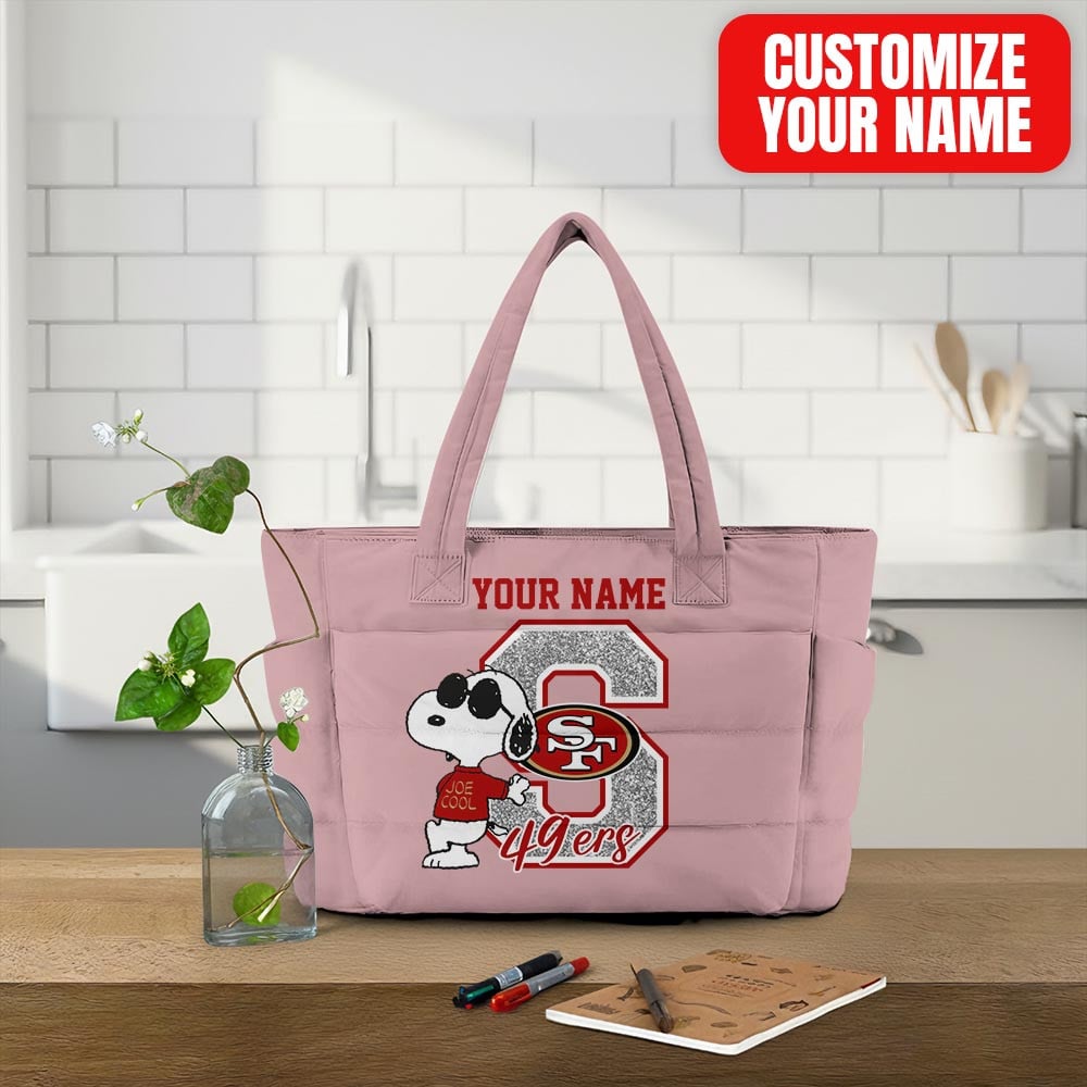 San Francisco 49ers | Premium NFL Snoopy Tote Bag MM
