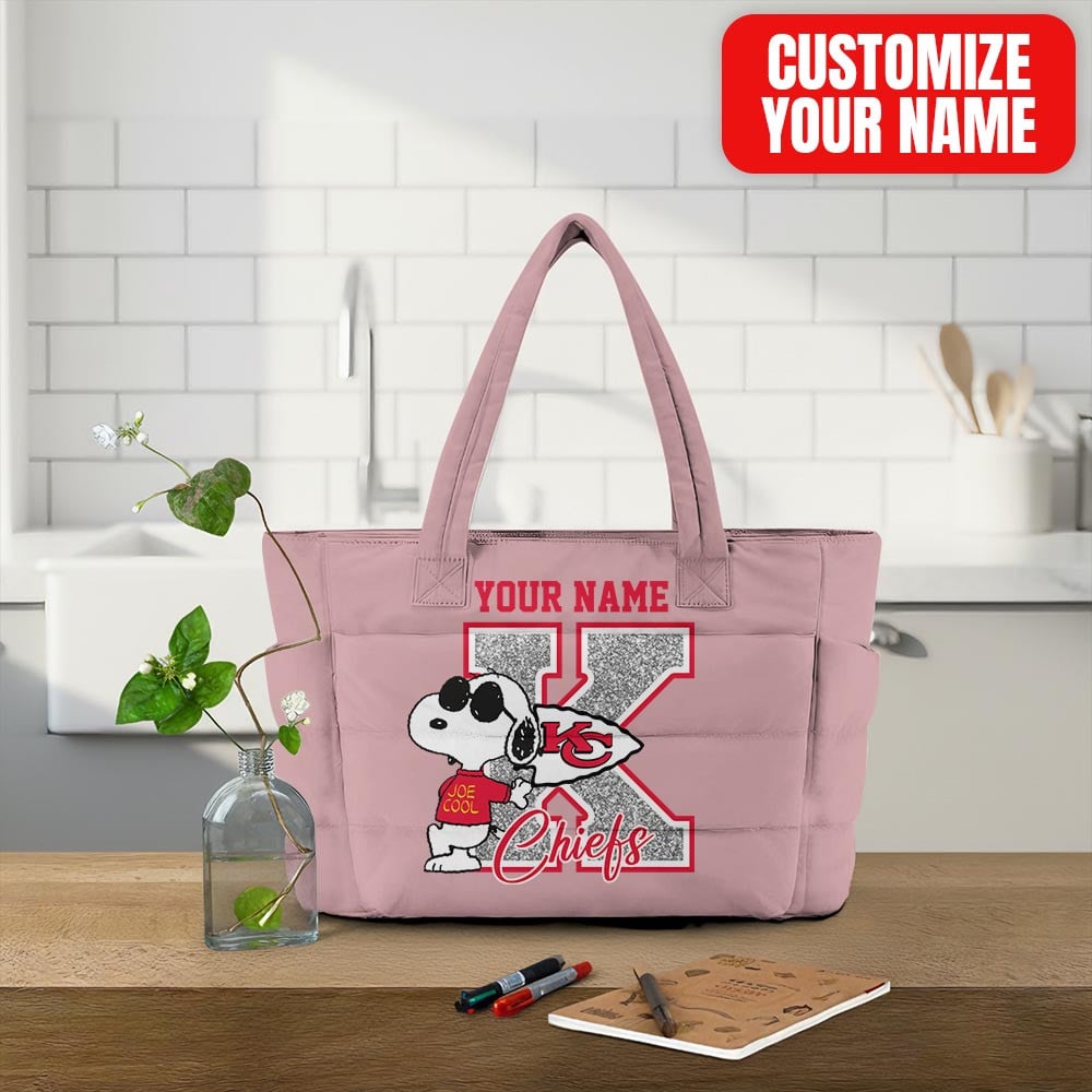 Kansas City Chiefs | Premium NFL Snoopy Tote Bag MM