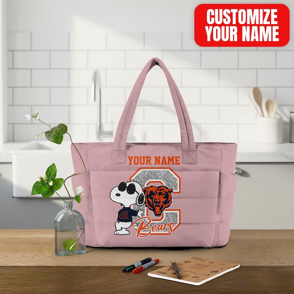 Chicago Bears | Premium NFL Snoopy Tote Bag MM