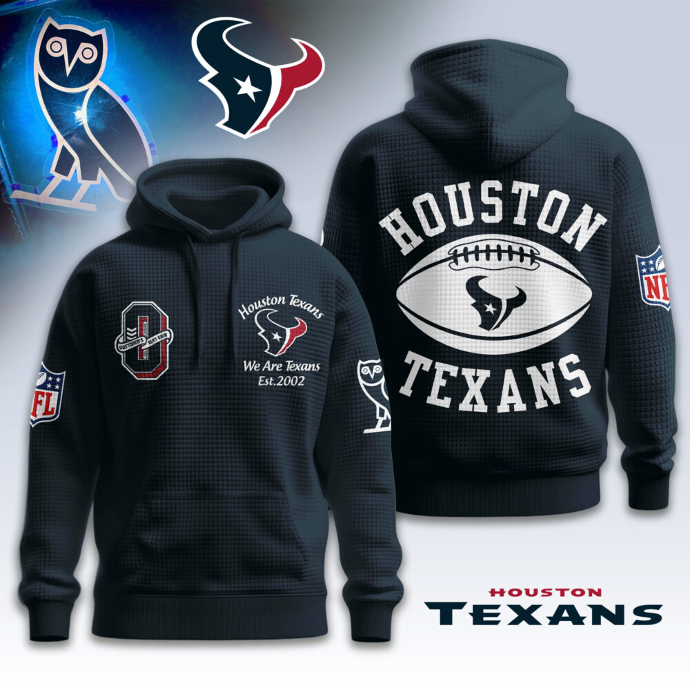 Houston Texans | Premium NFL x OVO 3D Waffle Hoodie TD