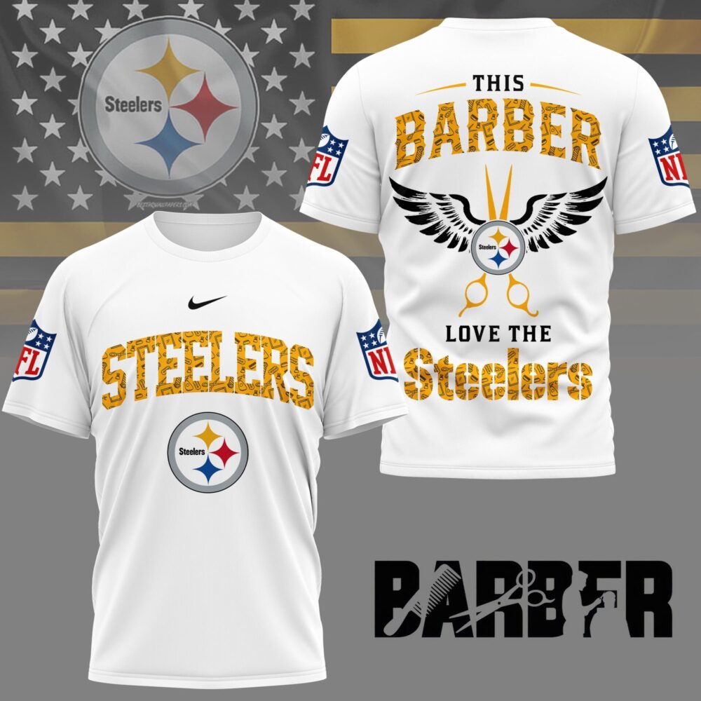 Pittsburgh Steelers | Premium NFL Barber Fan 3D Shirt NY