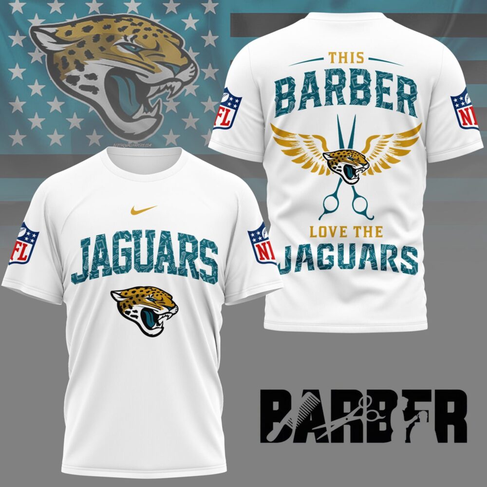 Jacksonville Jaguars | Premium NFL Barber Fan 3D Shirt NY