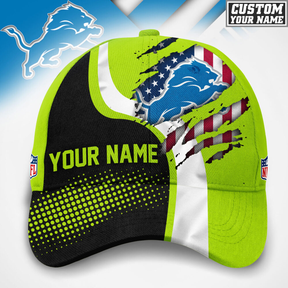 Detroit Lions | Premium NFL Hi-Vis Safety Cap TD