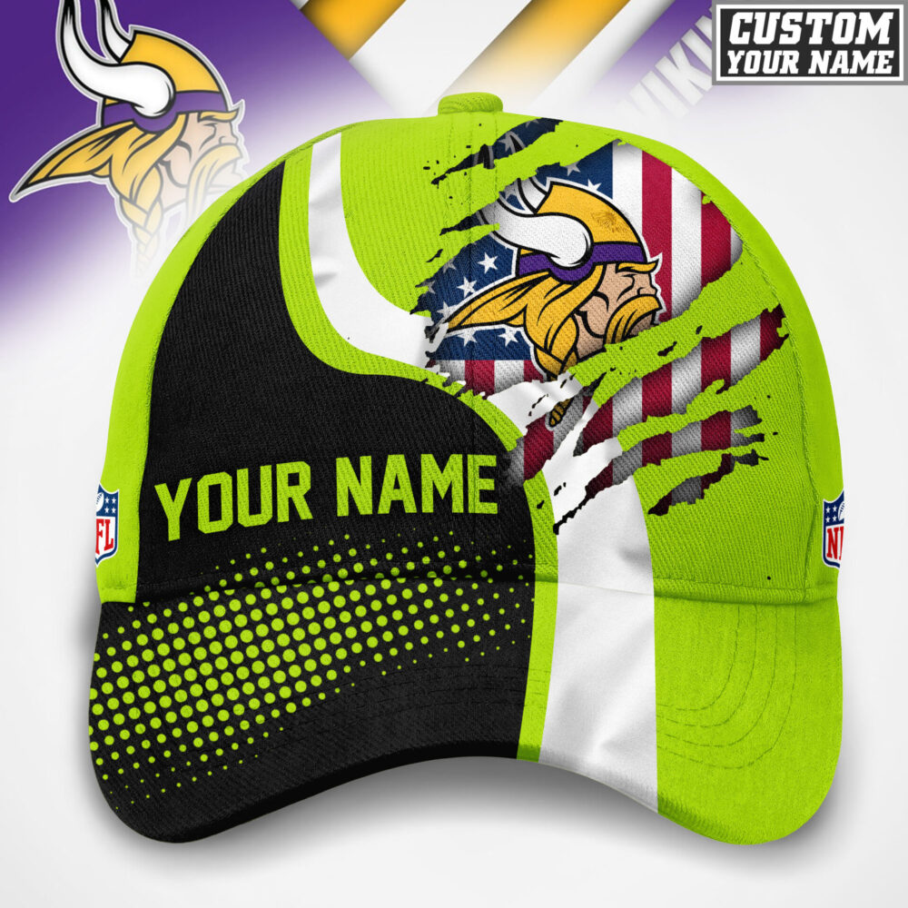 Minnesota Vikings | Premium NFL Hi-Vis Safety Cap TD