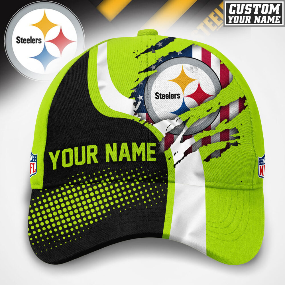 Pittsburgh Steelers | Premium NFL Hi-Vis Safety Cap TD