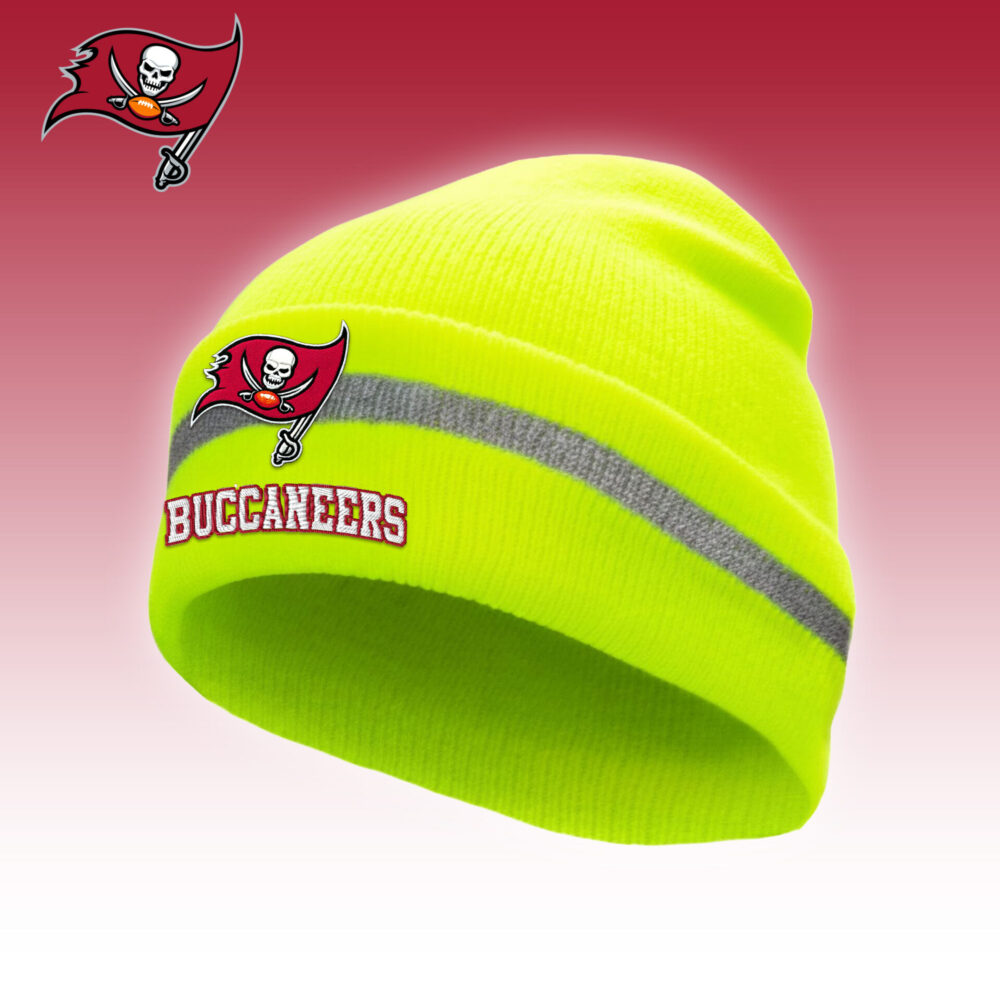 Tampa Bay Buccaneers | Premium NFL Hi-Vis Safety Beanie Hat TD