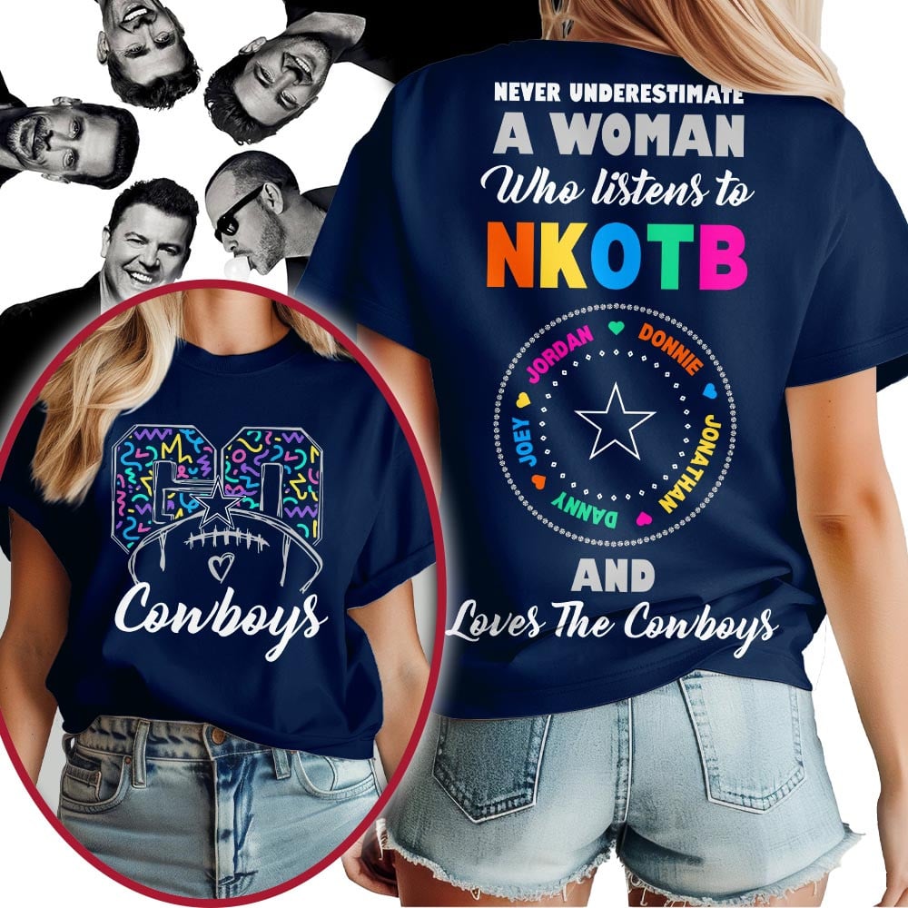 Dallas Cowboys | Premium NFL x NKOTB Fan 3D Shirt MM