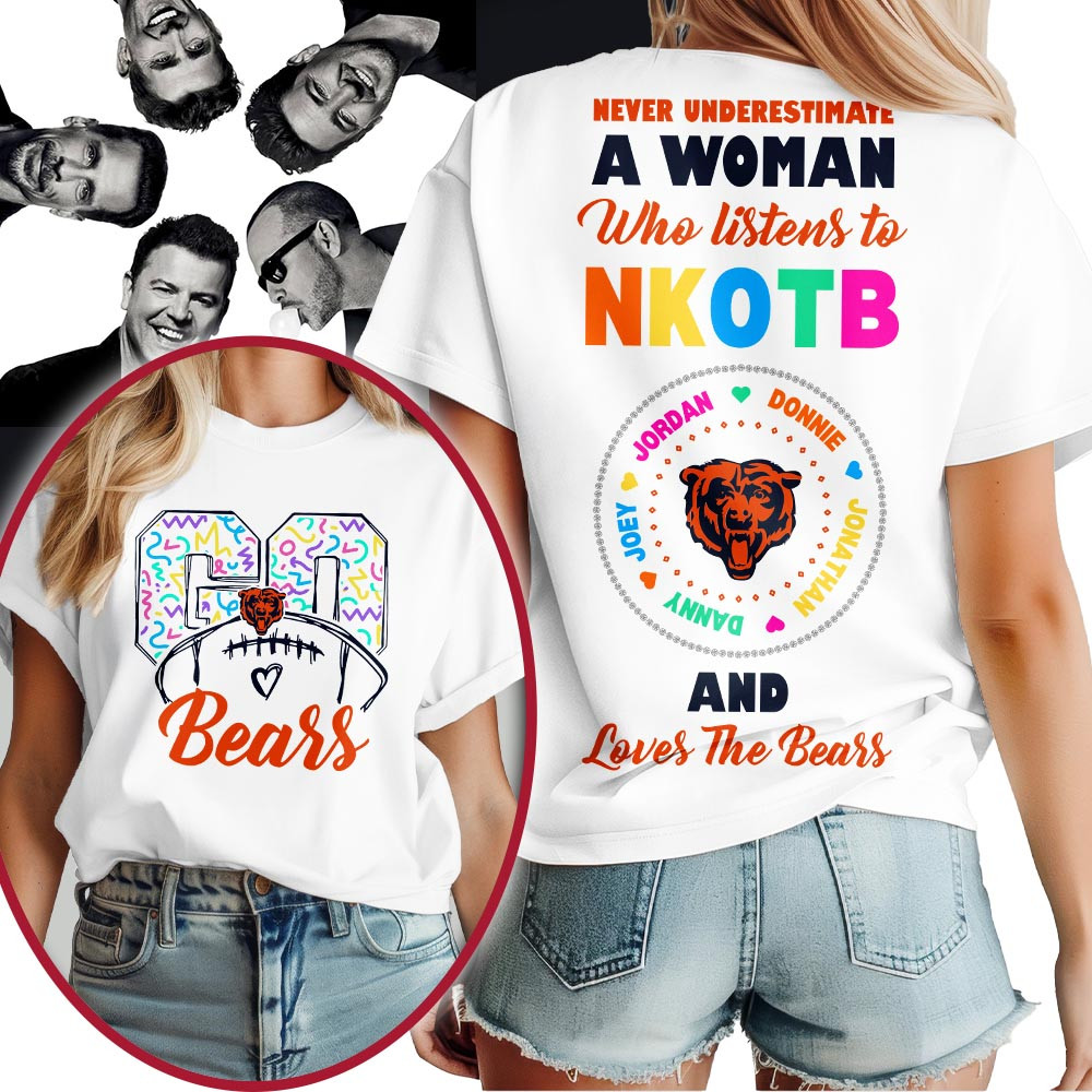 Chicago Bears | Premium NFL x NKOTB Fan 3D Shirt MM