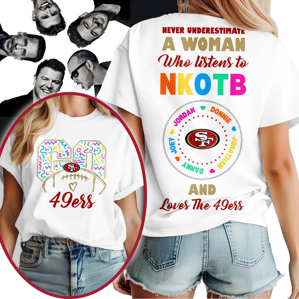 San Francisco 49ers | Premium NFL x NKOTB Fan 3D Shirt MM