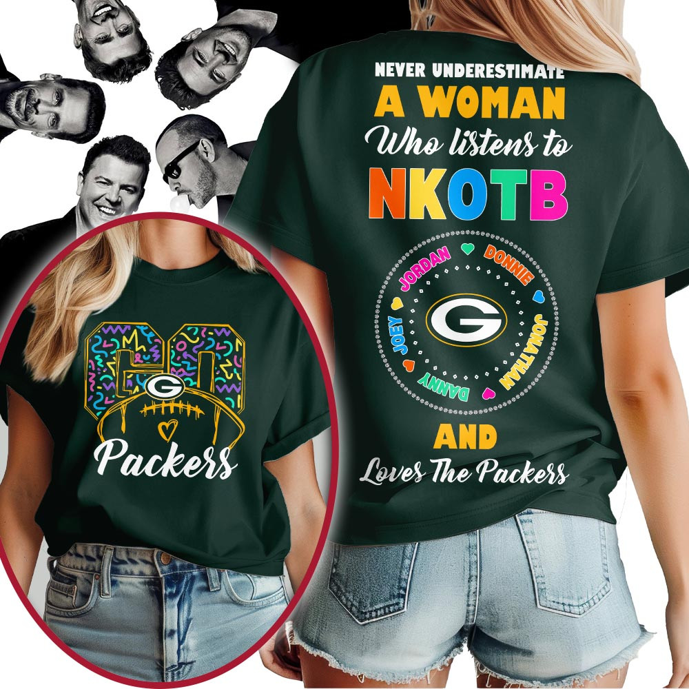 Green Bay Packers | Premium NFL x NKOTB Fan 3D Shirt MM