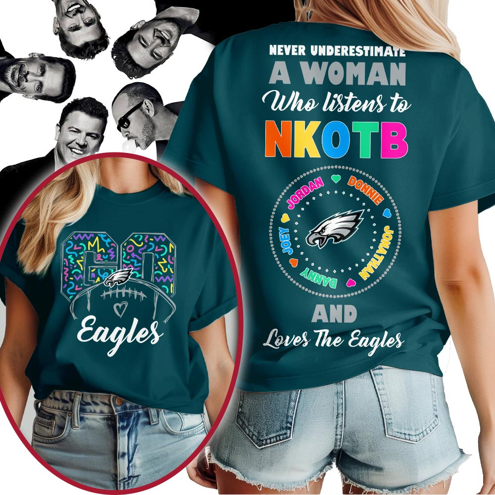 Philadelphia Eagles | Premium NFL x NKOTB Fan 3D Shirt MM