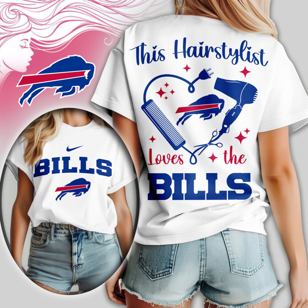Buffalo Bills | Premium NFL Hairstylist Fan Women Shirt TD