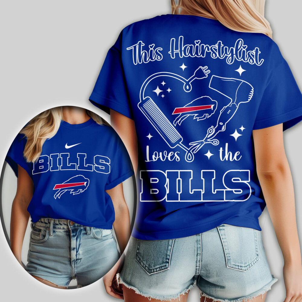 Buffalo Bills | Premium NFL Hairstylist Fan Women Shirt TD