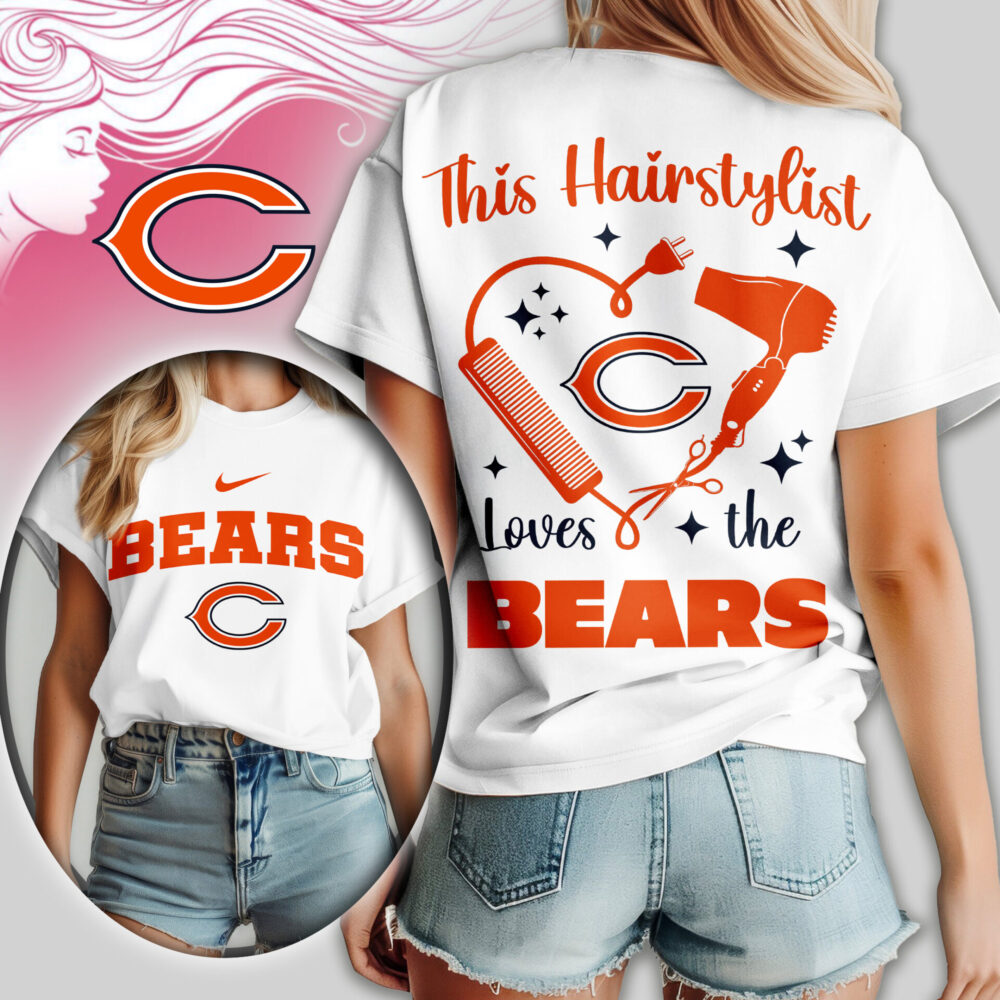 Chicago Bears | Premium NFL Hairstylist Fan Women Shirt TD