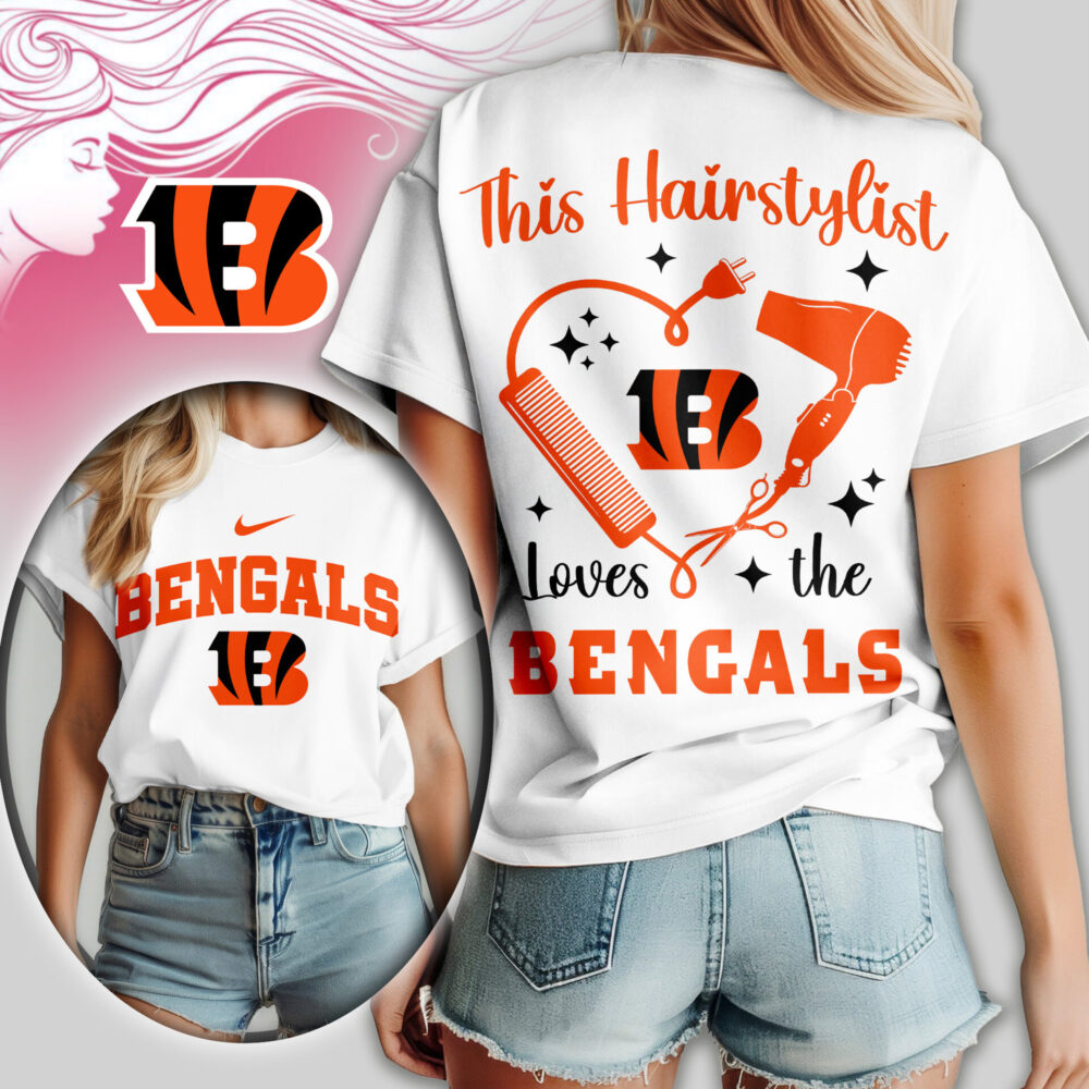 Cincinnati Bengals | Premium NFL Hairstylist Fan Women Shirt TD
